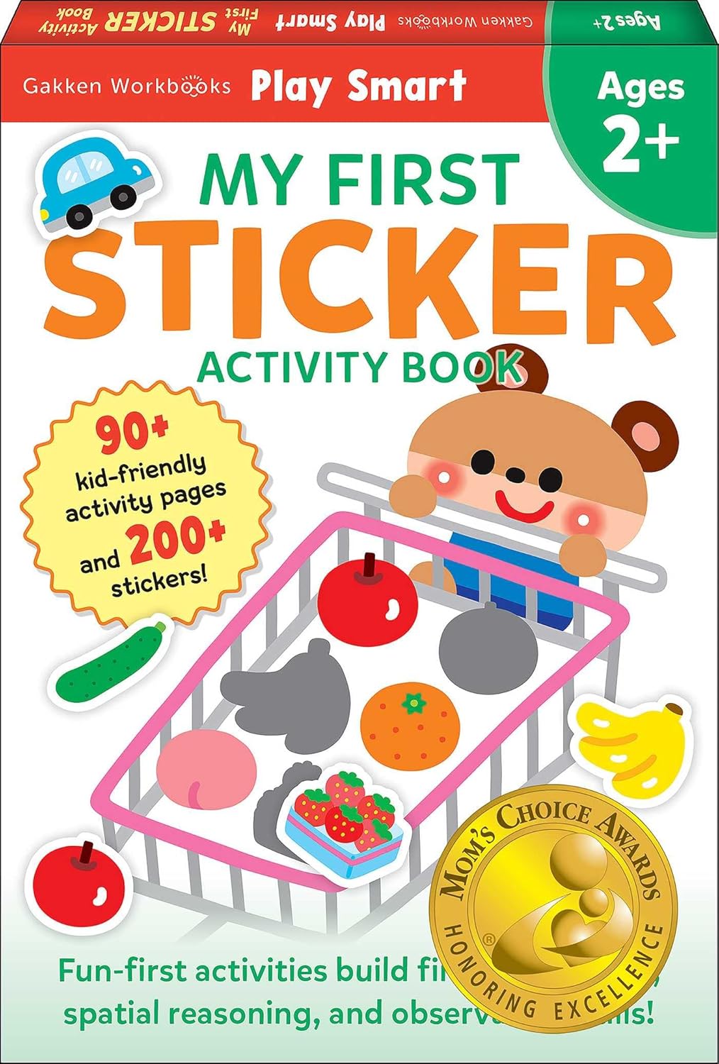 Play Smart My First Sticker Book 2+ Preschool Activity Workbook With 200+ Stickers For Children Wit by Gakken Early Childhood Experts Paperback