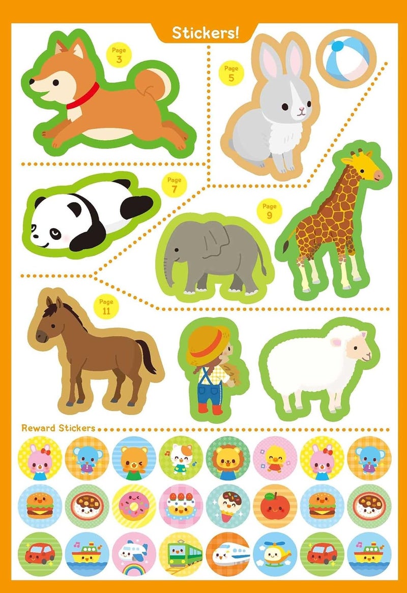Play Smart My First Sticker Book 2+: Preschool Activity Workbook with 200+ Stickers for Children with Small Hands Ages 2, 3, 4: Fine Motor Skills (Full Color Pages) - Image 3