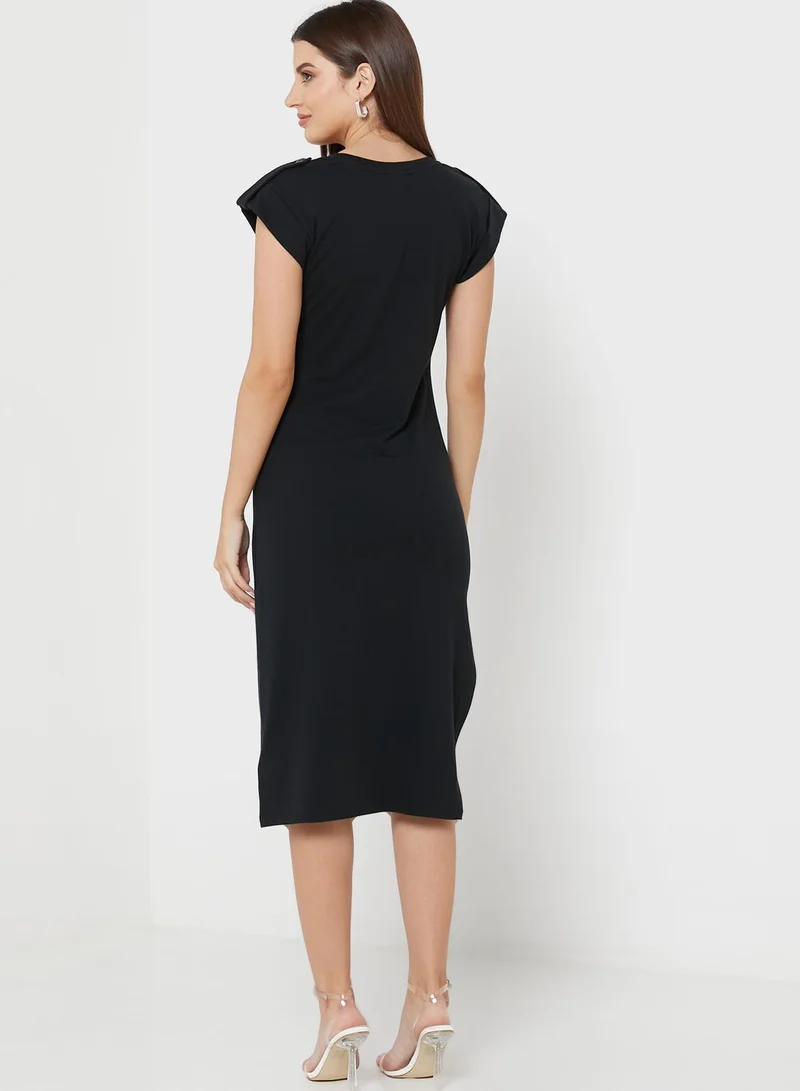 Lauren Ralph Lauren Crew Neck Dress