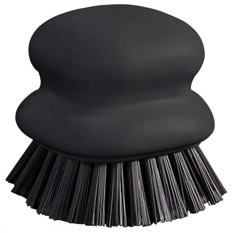 CD HOME Dish Brush with Handle, Kitchen Scrub Brushes for Cleaning, Dish Scrubber with Nylon bristles for Sink, Pots, Pans(1Pack Black Nylon bristles) - Image 1