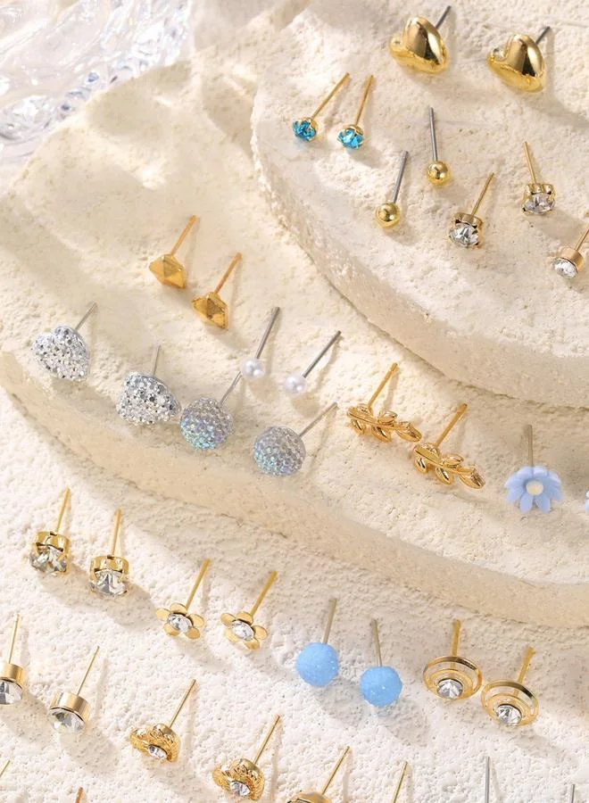 Take Two Set of 30 - Assorted Stud Earrings