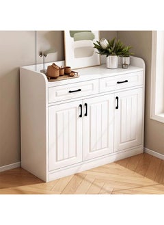 keke Modern Wooden Storage Kitchen Cabinet with Shelves for Living Room & Kitchen  - Image 1