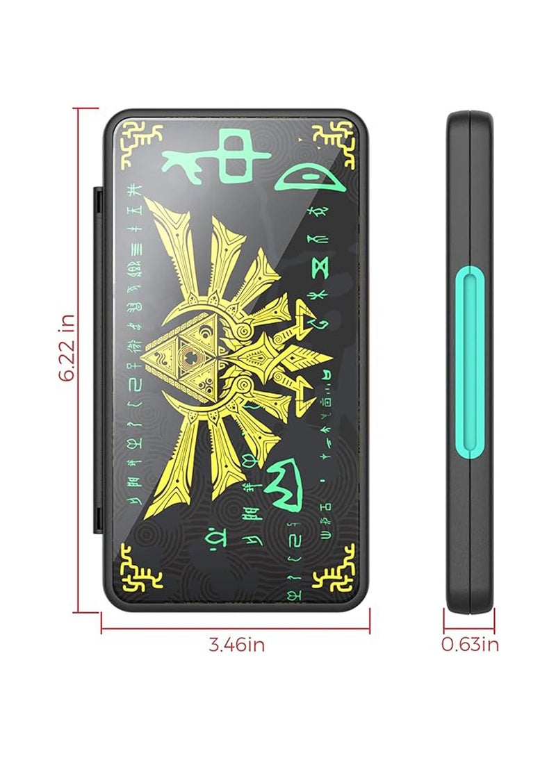 X-level Switch Game Card Storage Box for Nintendo Switch/Switch OLED/Switch Lite, Gradient Colour Lining Games Card Holder with Portable Compact Storage Case Box, 24 Game Card Slots and 24 Micro SD Card Slots - Image 2