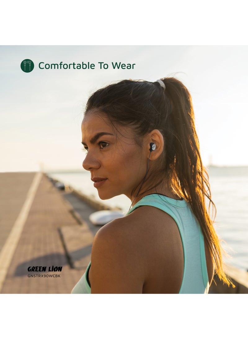 Green Lion X90 Type-C Wired Earphones: Superior Sound, Deep Bass, Hands-Free Calling, Voice Assistant Support, Durable TPE & Metal Design, 120cm Cable, Ergonomic Comfort for Music, Gaming & Calls - Image 4