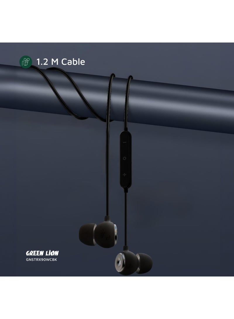 Green Lion X90 Type-C Wired Earphones: Superior Sound, Deep Bass, Hands-Free Calling, Voice Assistant Support, Durable TPE & Metal Design, 120cm Cable, Ergonomic Comfort for Music, Gaming & Calls - Image 3