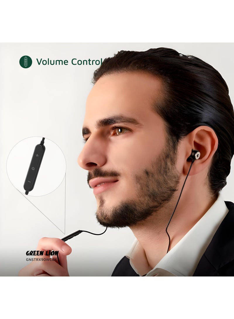 Green Lion X90 Type-C Wired Earphones: Superior Sound, Deep Bass, Hands-Free Calling, Voice Assistant Support, Durable TPE & Metal Design, 120cm Cable, Ergonomic Comfort for Music, Gaming & Calls - Image 5