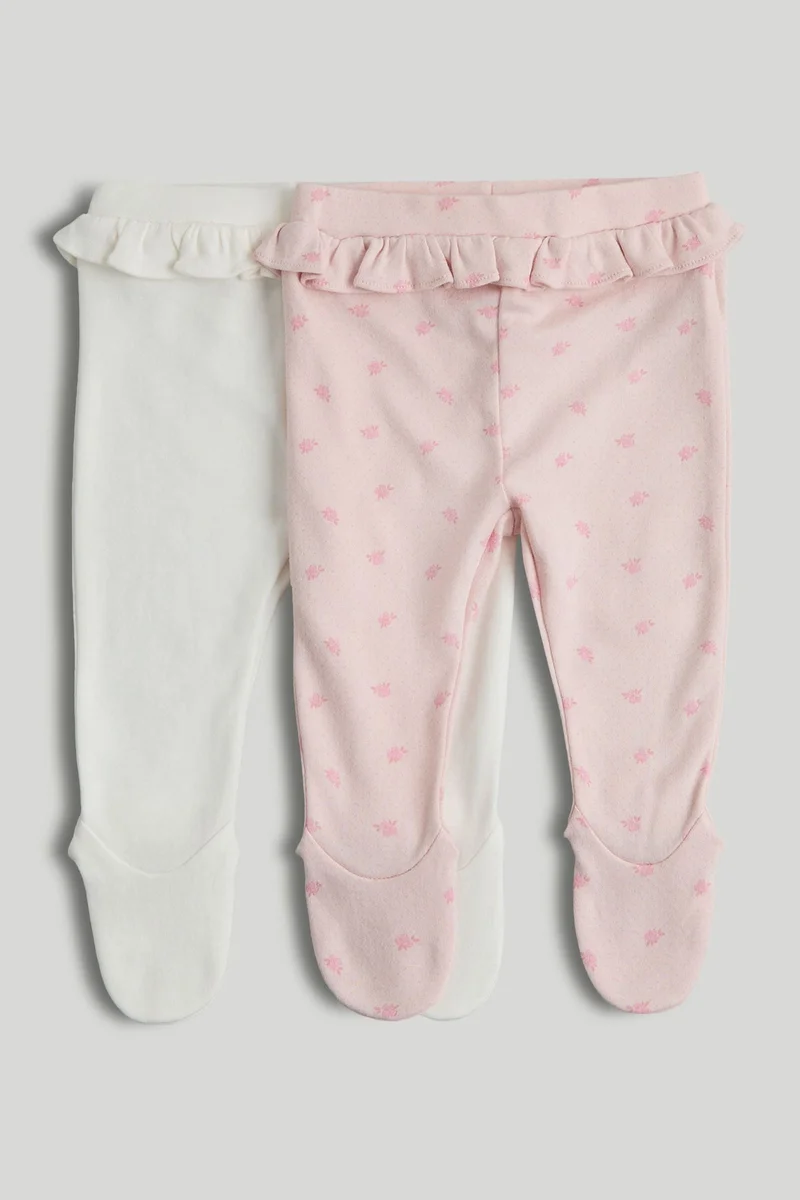 mothercare 2 Pack My First Leggings with Feet
