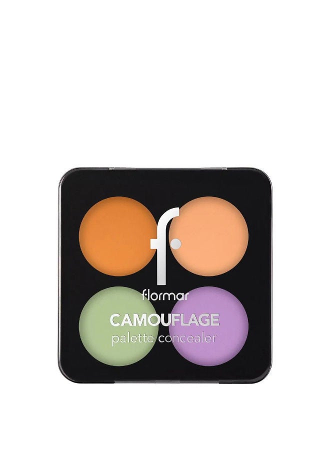 flormar Camouflage Palette Color Balancing 4-Pack Cream Concealer Palette 000 Multicolor - Image 1