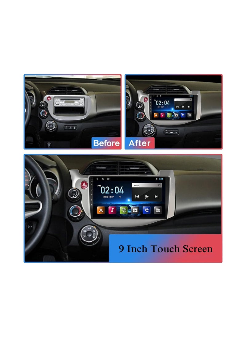 SHEZA STAR - Android Car Stereo for Honda Fit 2008 2009 2010 2011 2012 2013 2GB RAM 32GB ROM MirrorLink WiFi BT, 10 Inch Support Apple Carplay, 2.5D IPS Touch Screen with Backup Camera - Image 1