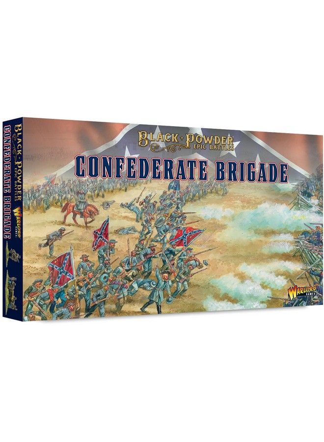 WARLORD GAMES Warlord Black Powder Epic Battles American Civil War Confederate Brigade Military Table Top Wargaming Plastic Model Kit 312414002 - Image 1