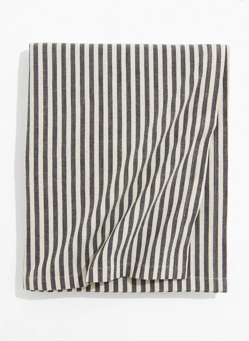 اتش اند ام Striped Cotton Tablecloth