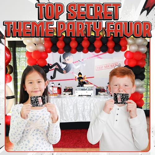 Bedwina Top Secret Mini Notebooks for Kids Party Favors - (Pack of 24) Spiral Small Notebook Pads for Murder Mystery Party Decor, Secret Agent Spy or Crime Detective Themed Parties, Goody Bag Notepads - Image 4