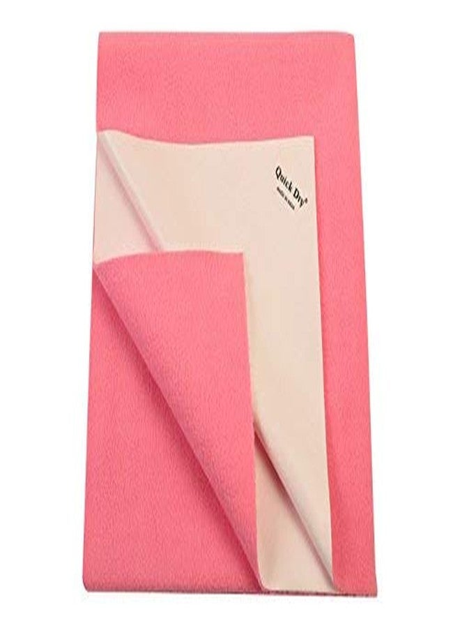 Quick Dry Sheet Small Size (50 * 70 cm) Pink - Baby Bed Protector Waterproof - Image 2