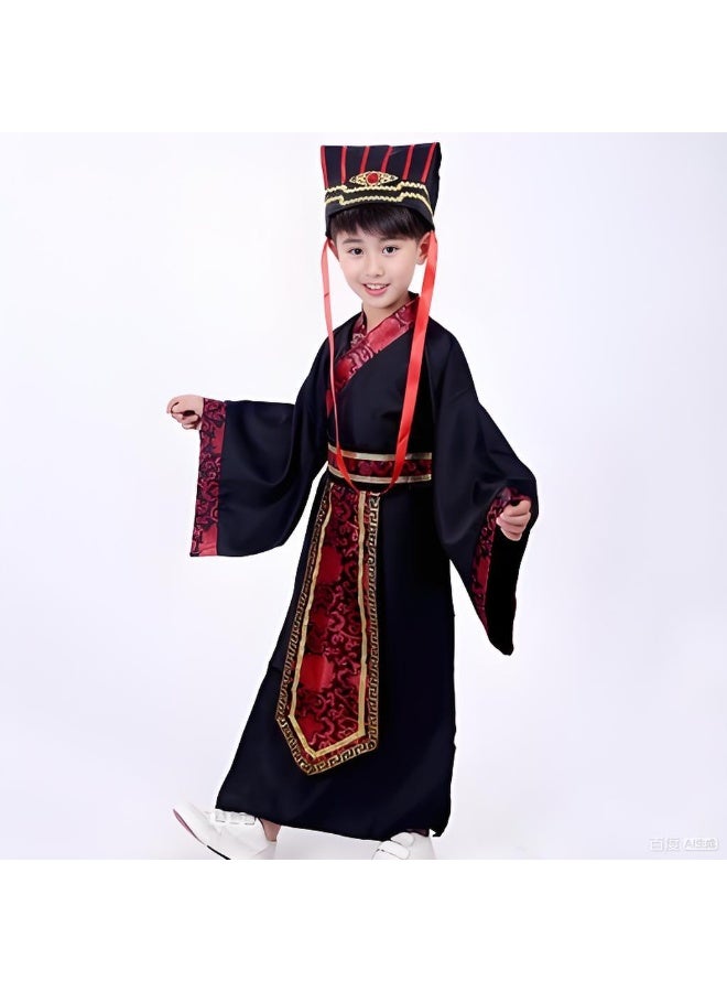 Loquat Boy's Chinese Traditional Costumes Hanfu Dress Tang Suit Ancient For Dress Up Stage Show Performances Cosplay - Image 1