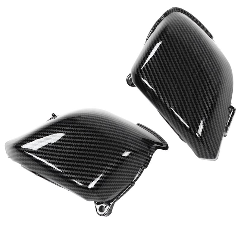 2pcs Carburetor Side Cover Carbon Fiber Style ABS Replacement For CB 400 CB400 VTEC 1999‑2007 - Image 3