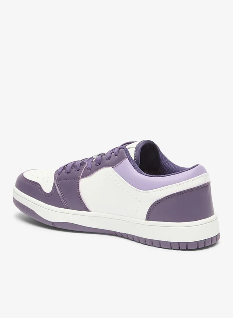 شو اكسبرس حذاء رجالي بأربطة وتصميم كتل ألوان