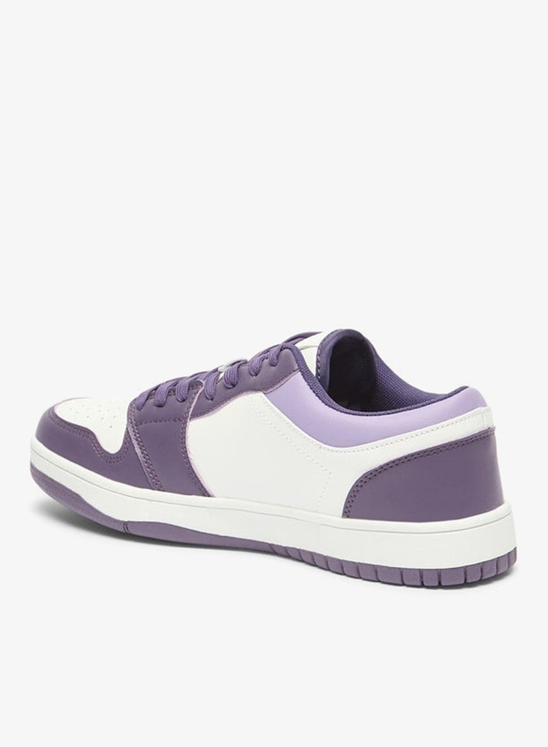 شو اكسبرس حذاء رجالي بأربطة وتصميم كتل ألوان - Image 2