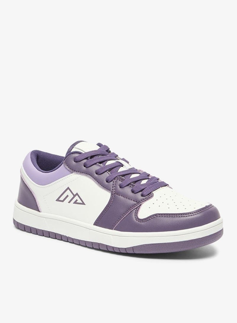 شو اكسبرس حذاء رجالي بأربطة وتصميم كتل ألوان - Image 1