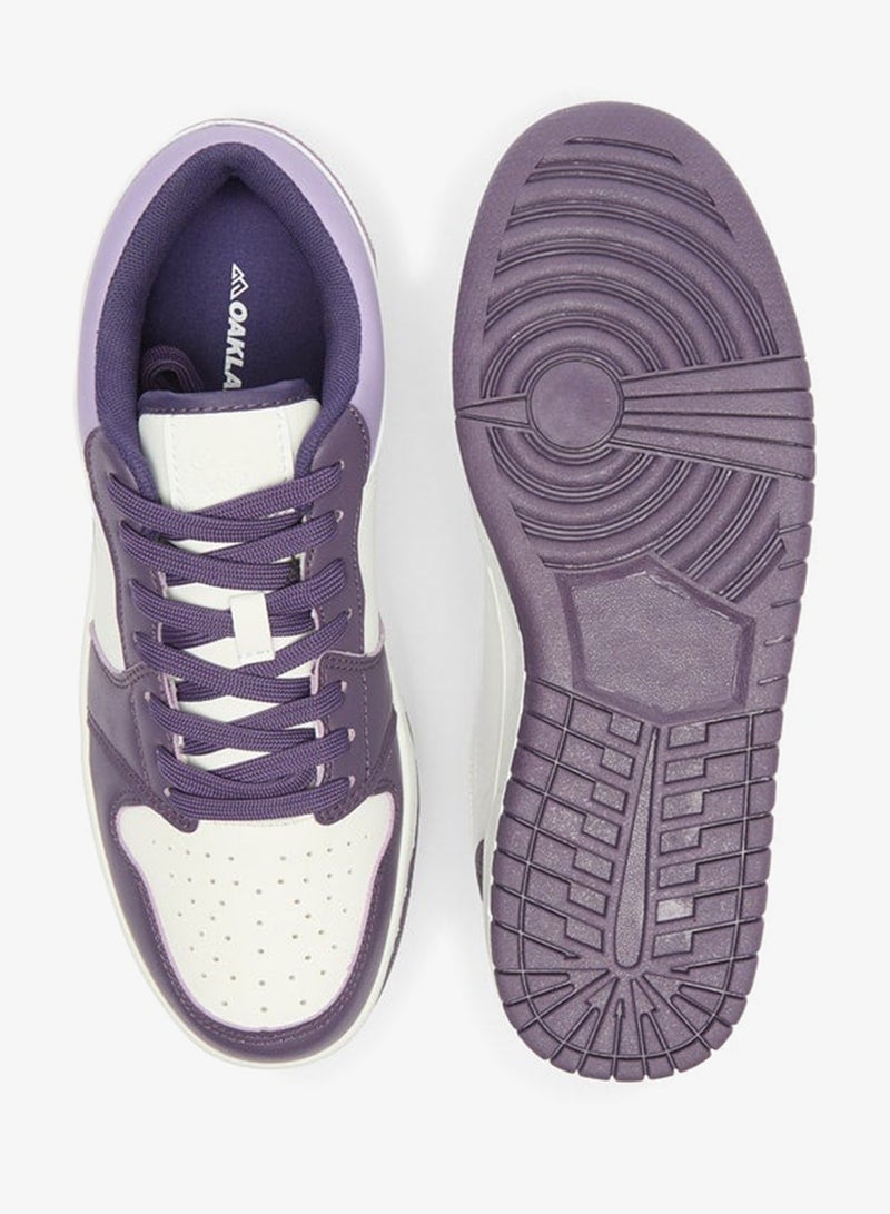 شو اكسبرس حذاء رجالي بأربطة وتصميم كتل ألوان - Image 4