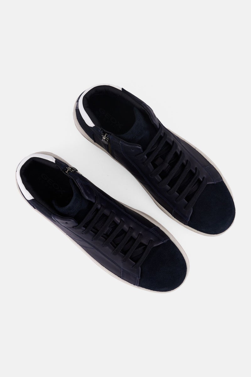 GEOX Men U Magnete H Lace Up Casual Shoes, Navy - Image 4