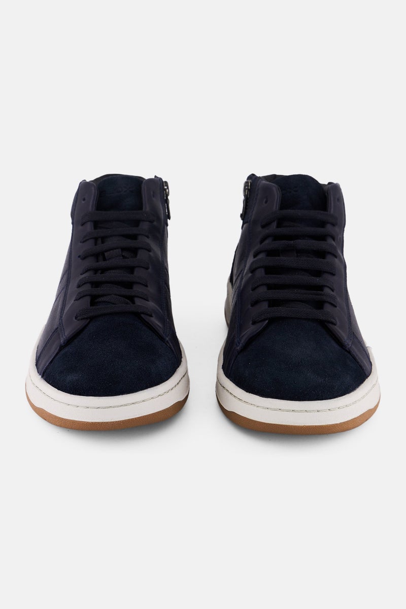 GEOX Men U Magnete H Lace Up Casual Shoes, Navy - Image 3