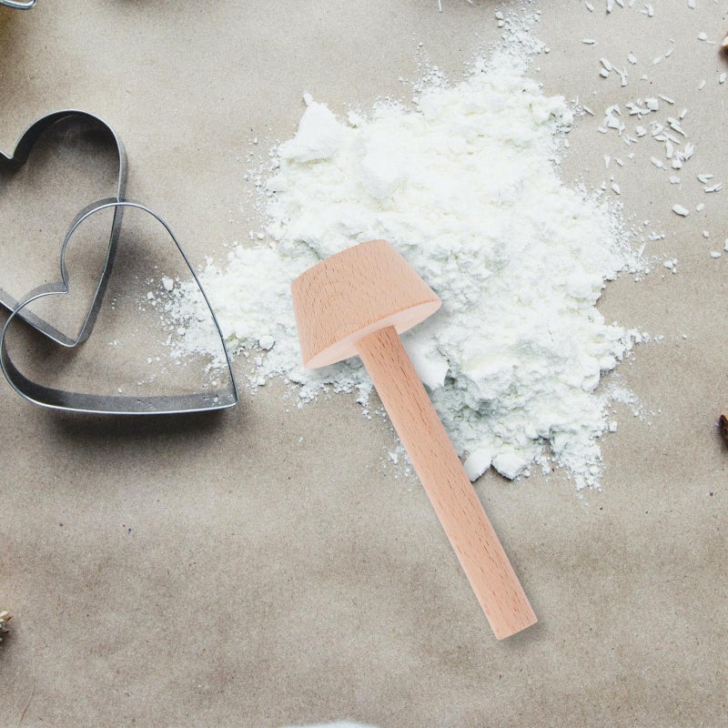Wooden Egg Tart Mold Pastry Tamper Large Size Baking Tool for Home Bakery - Image 5