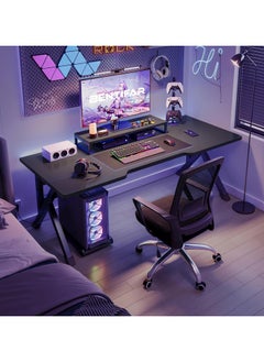 Beauenty Gaming Desktop Computer Desk,Home Office Desk,Versatile Gaming and Study Solution for Modern Homes,Ideal for Students and Gamers,Spacious and Functional (100x60x75CM, NEW)  - Image 1