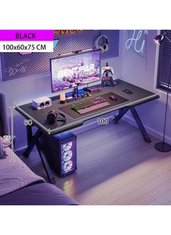 Beauenty Gaming Desktop Computer Desk,Home Office Desk,Versatile Gaming and Study Solution for Modern Homes,Ideal for Students and Gamers,Spacious and Functional (100x60x75CM, NEW)  - Image 3