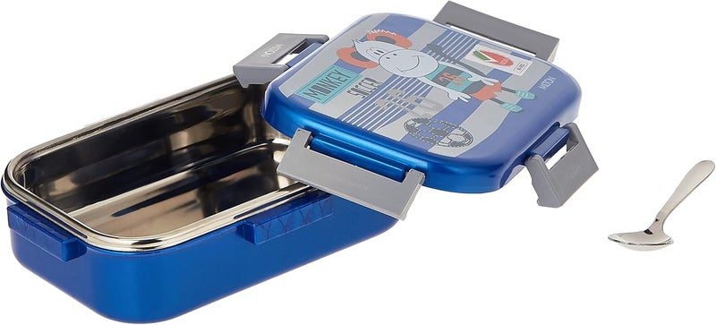 Milton صندوق تيفين من ميلتون مصنوع من الفولاذ المقاوم للصدأ مع حاوية محكمة الإغلاق - Image 3