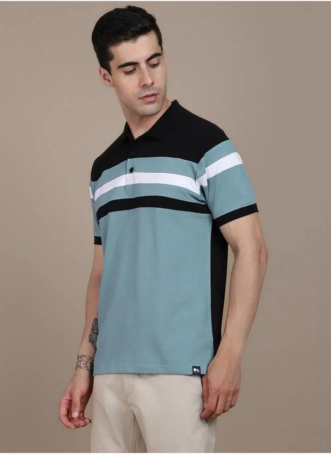 دينيس لينغو Sea Green T-Shirt for Men, Bold and Vibrant