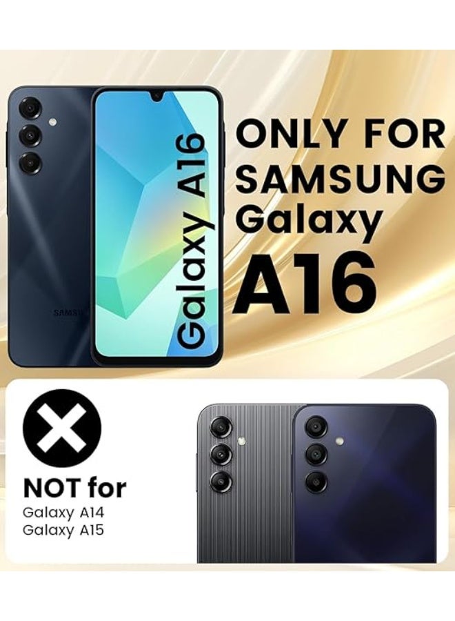 Clear Wallet Design Phone Case Compatible with Samsung Galaxy A16 4G/5G_ Upgraded Card Slot Slim Soft TPU Shockproof Cute Card Holder_ Clear - Image 4