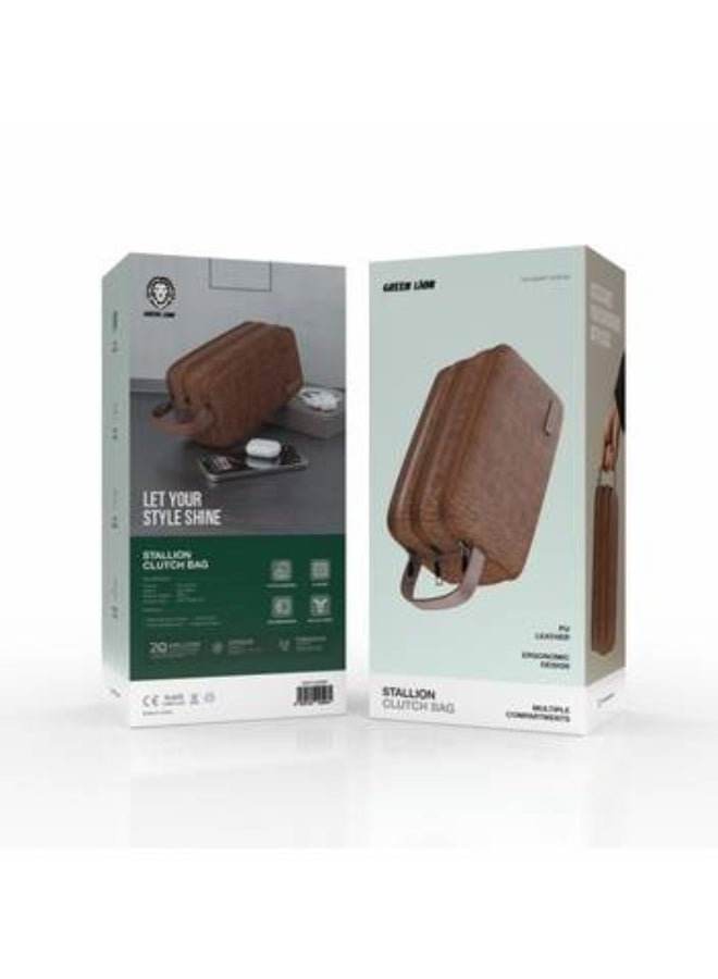 Green Lion Stallion Clutch Bag - Image 1