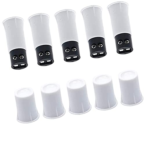 Lagogia Magnetic Reed Switch MC-33C NC Recessed Wired Door Window Alarm, Magneti Door Switch, Contact Sensor, for Home Security and Burglar Alarm Systems, Sets of 5 - Image 1