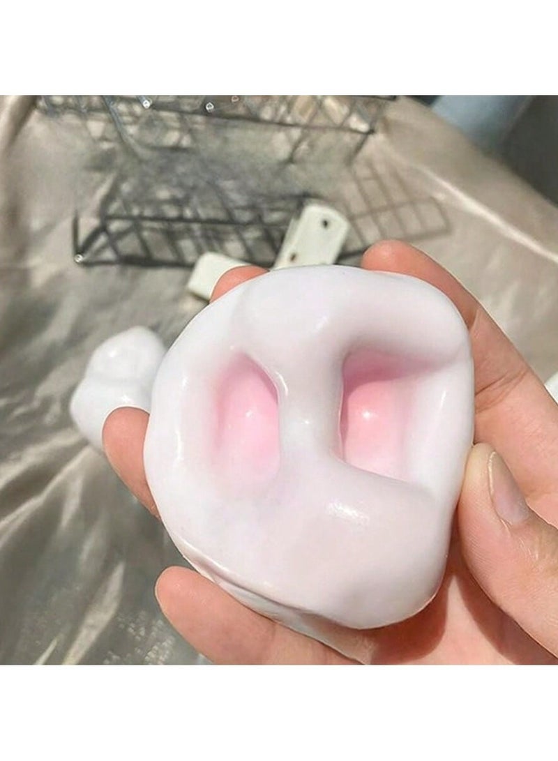 4 Pcs Mochi Squishy Rice Ball Toys – Soft, Slow Rebound & Moldable Stress Relief Toy for Kids, Teens & Adults – Kawaii Fruit-Themed Fidget Toy for Anxiety, Sensory Play & Creative Squeeze – Ideal Gift & Party Favor - Image 5