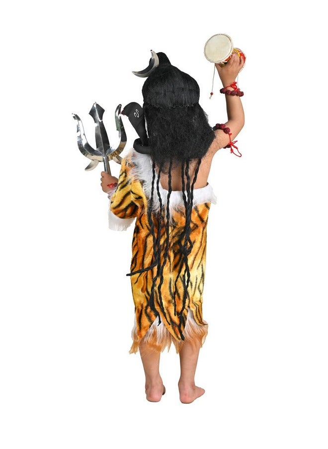 BookMyCostume BookMyCostume Lord Shiva Shankar Bhagwan Hindu God Kids & Adults Fancy Dress Costume - Premium 8-10 years  - Image 3