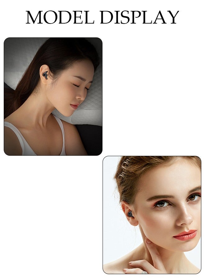 DUNISO Wireless Headphones Bluetooth 5.3 Open Ear Headphones with Charging Case and LED Power Display, IPX5 Waterproof Earphones Built-in Mic Noise-cancelling Headphones for Sport Workout Office  - Image 5