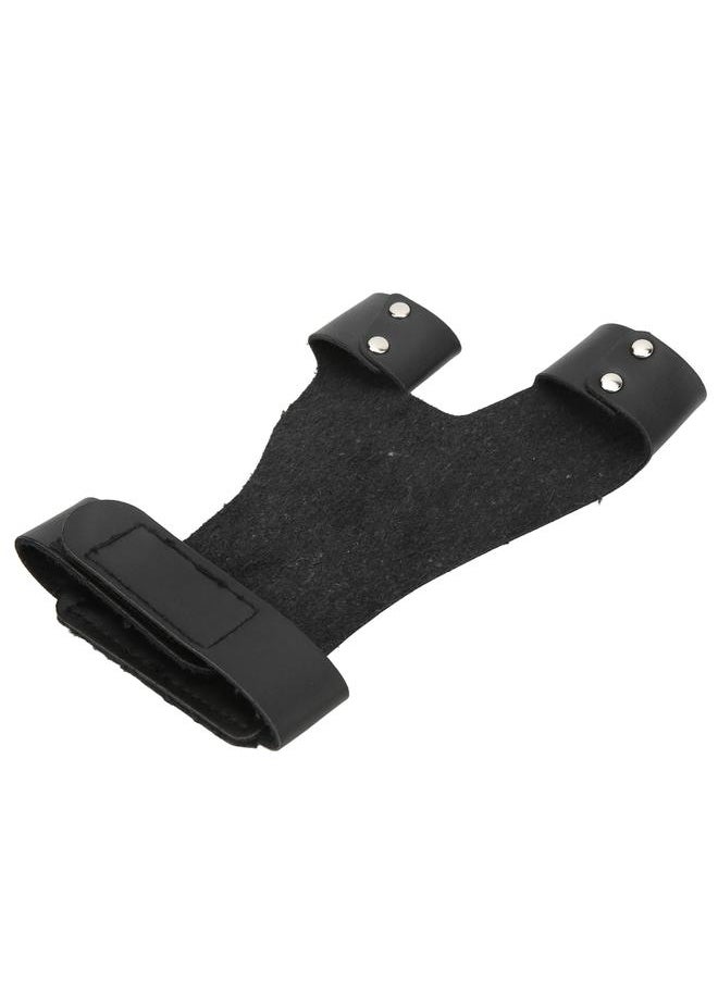 Thoraya - Archery Protective Glove Leather Hand Guard Bow Shooting Glove Traditional Type for Left Hand Outdoor - Image 1