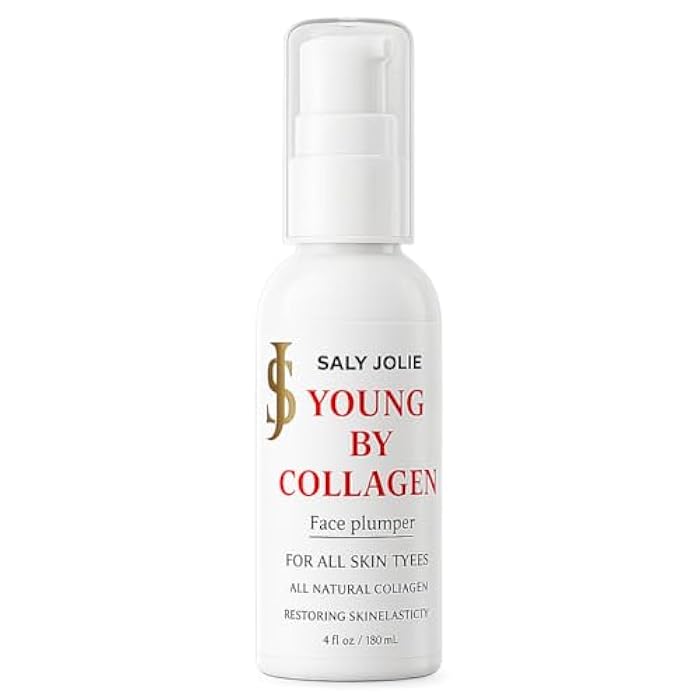 Saly Jolie Collagen Anti Aging Face Cream, Wrinkle Cream for Face and Neck Hyaluronic Acid, Vit C, Day & Night Face Lotion - Image 1