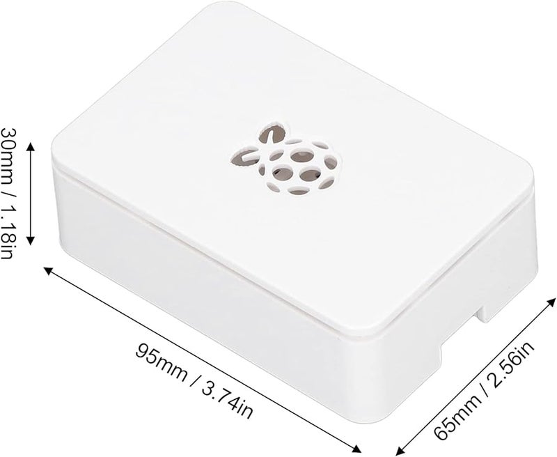 Raspberry Pi 4 Case ABS Detachable Scratch Protective Cover with Heat Dissipation - Image 3