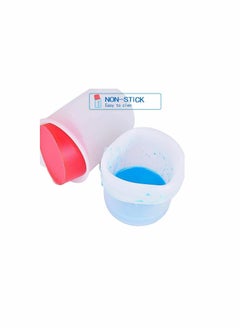 KASTWAVE Epoxy Resin Silicone Measuring Cup Set, Resin Mixing Cup, 4 Mixing Cups, 1 Silicone Cup, 2 Silicone Sticks, Suitable For Epoxy Molds And Acrylic Paint Casting Accessories  - Image 3