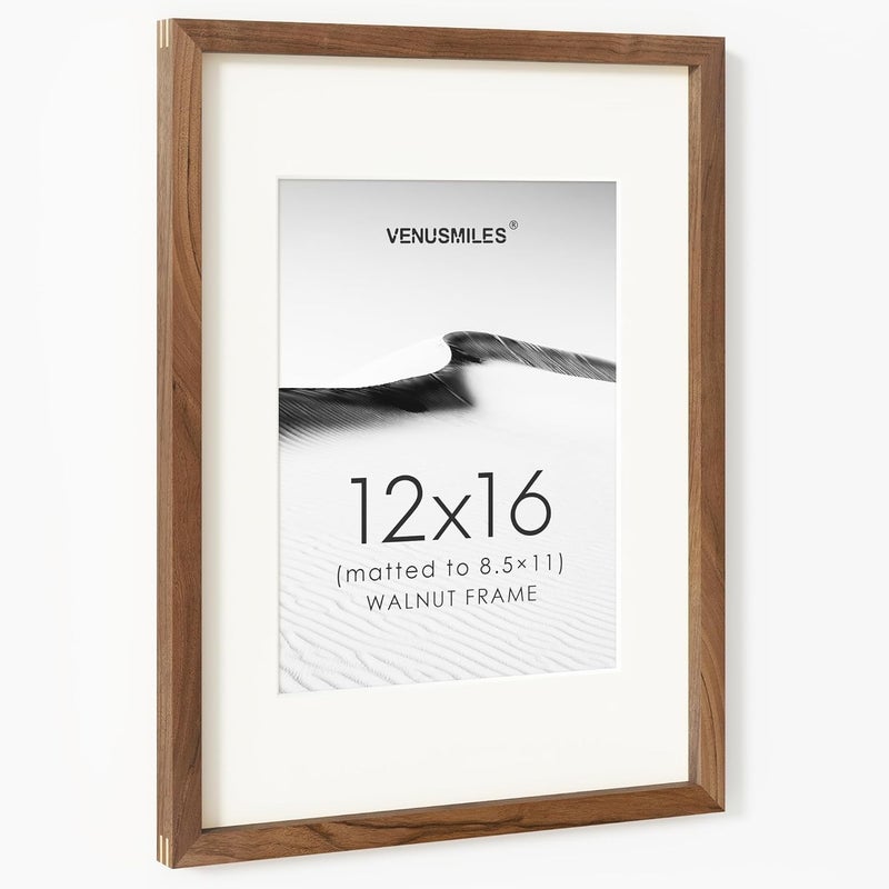 Venusmiles إطار صور خشب الجوز من ، 12x16، مجموعة من 1 - Image 1