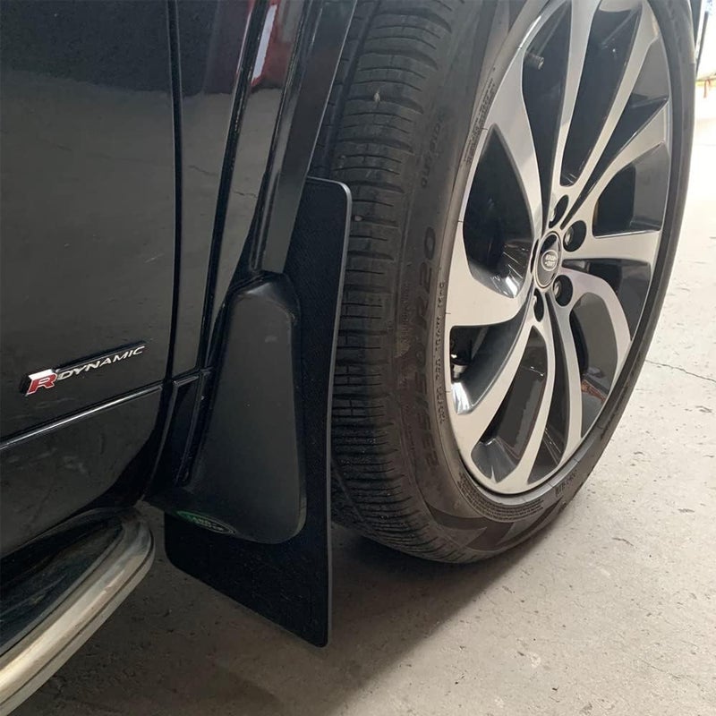 Akexermu Universal Car Mud Flaps Rubber Mudguard Splash Guards Rubber Mudguard for Universal Sports Mud Flaps Guards Splash Front Or Rear Guards（Black） Wide range compatible material - Image 4