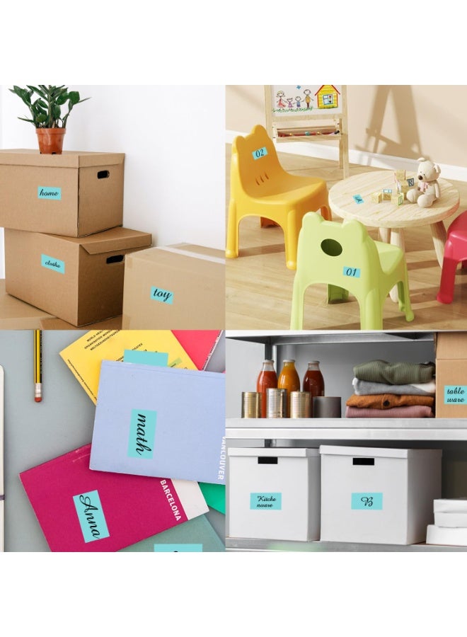 30 (480pcs) Macaron Color Label Stickers, 3 * 1.5cm Rectangular Mobile Labels For Boxes, 4 Color Mobile Stickers - Image 5