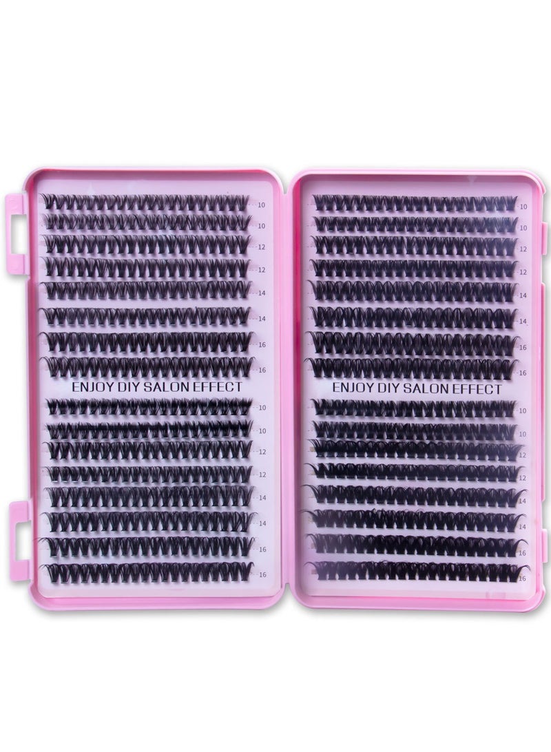 ORiTi DIY eyelash book thick single cluster hair 640 clusters segmented false eyelashes D curve single cluster false eyelashes - Image 4