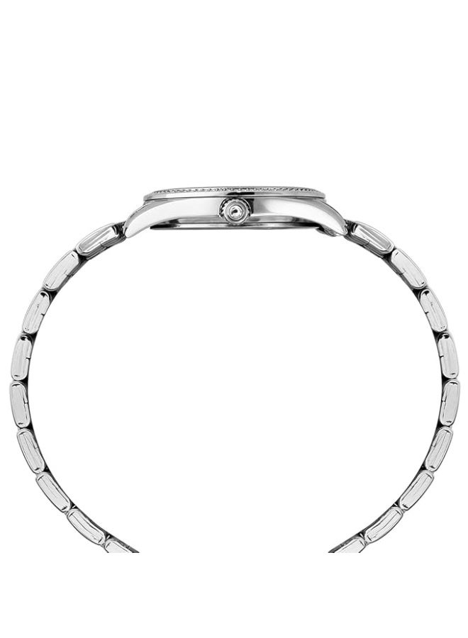 تيميكس ساعة TIMEX عقارب نسائية، بمينا مستدير ومقاومة للماء - Image 4