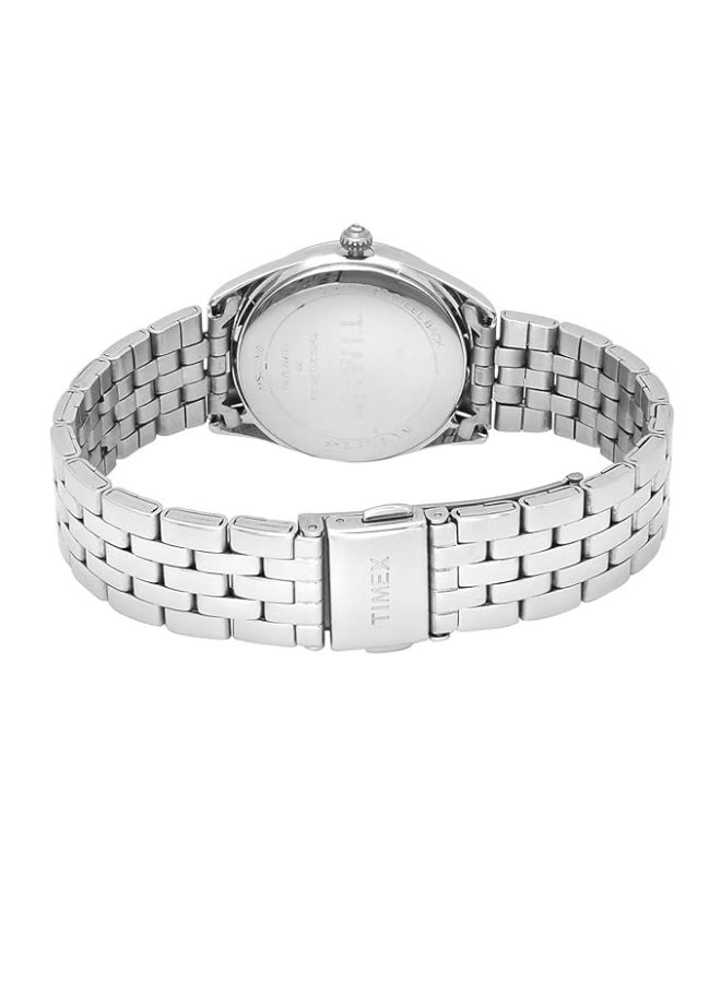 تيميكس ساعة TIMEX عقارب نسائية، بمينا مستدير ومقاومة للماء - Image 2