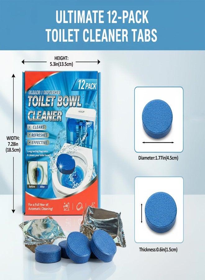 Deyuoau Blue Automatic Toilet Tank Cleaners, Long-Lasting Household Toilet Cleaners,Toilet flush Cleaning & Deodorizer - Image 5
