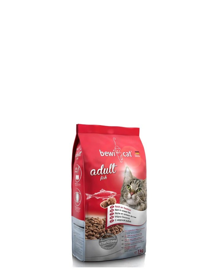 Bewi Cat With Fish Dry food 1kg - Image 1