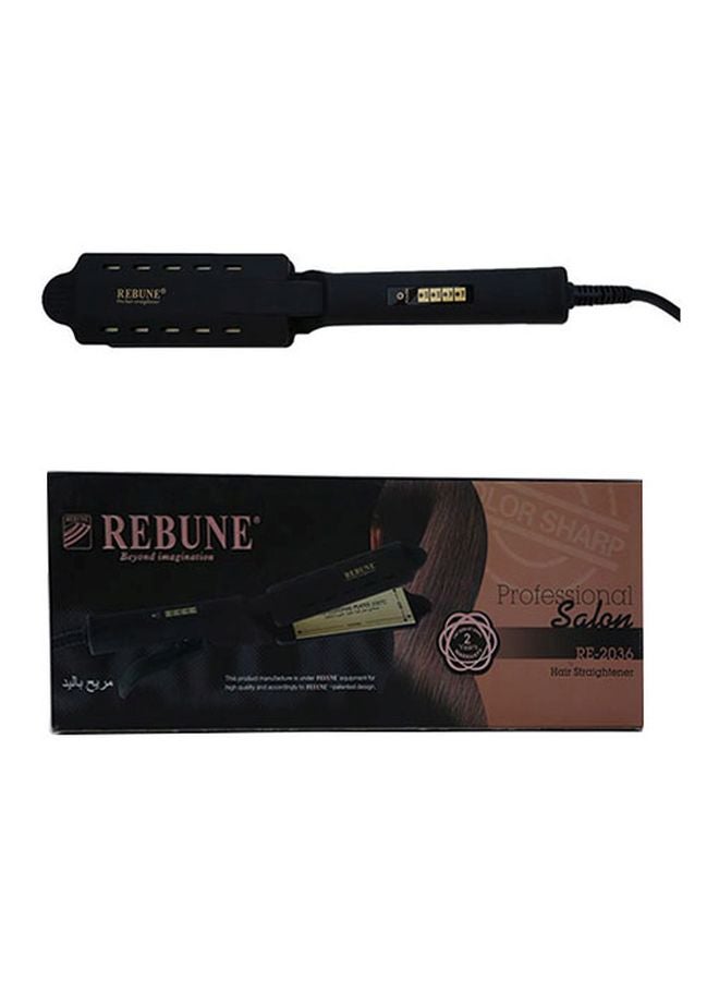 REBUNE Professional Hair Straightener Black 800grams - Image 2