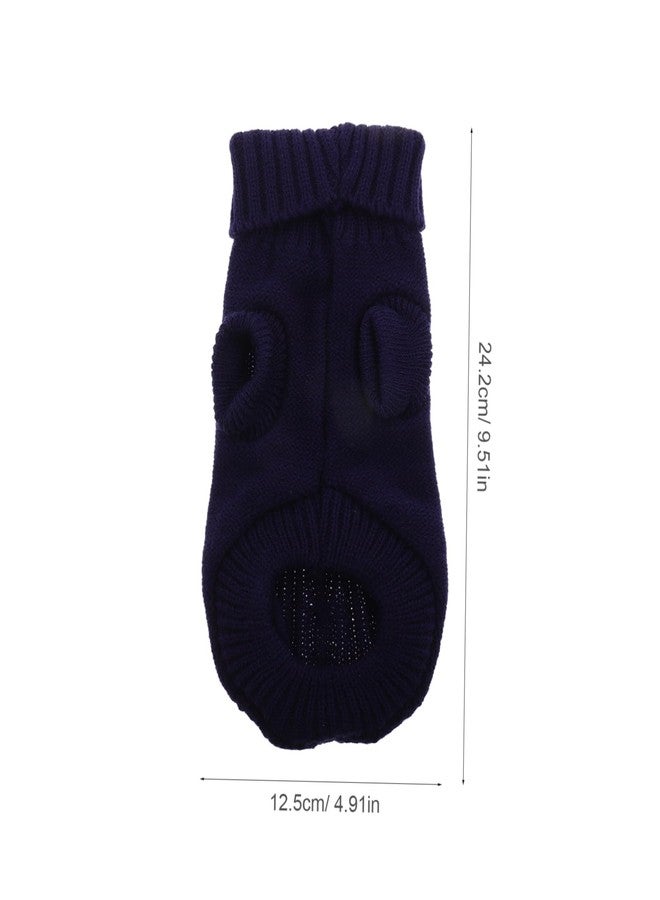 BESPORTBLE Warm Cable Knit Sweater for Small Dogs and Cats Solid Colors Soft and Knitwear for Puppies and Kittens - Image 2